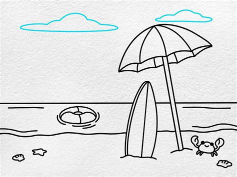 How to Draw a Beach Scene: 11 Steps (with Pictures).